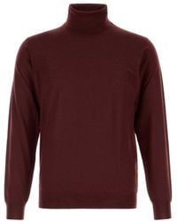 Fedeli - Dark Turtle Neck Sweater - Lyst