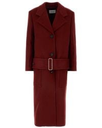 Ferragamo - Tiziano Wool Blend Coat - Lyst