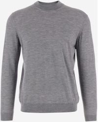 Malo - Crewneck Solid Sweater - Lyst