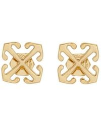 Off-White c/o Virgil Abloh - Earrings Arrow Mini Brass - Lyst