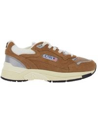 Autry - 'Hyperway' Low Top Sneakers With Logo Patch On Side And Tongue - Lyst