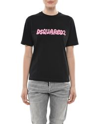 DSquared² - Logo Crew Neck T-Shirt - Lyst