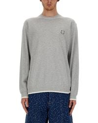 Maison Kitsuné - Light Logo Sweater - Lyst