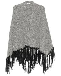 Peserico - Textured Mock Collar Sweater - Lyst