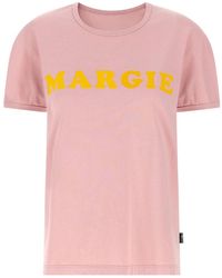 MM6 by Maison Margiela - Arc Print T-Shirt - Lyst