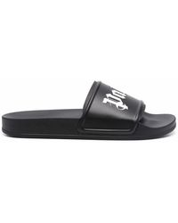 Palm Angels - Logo Pool Slides - Lyst
