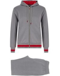 Kiton - Cotton Color Block Track Suit - Lyst