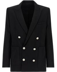 Balmain - Grain De Poudre Blazer - Lyst