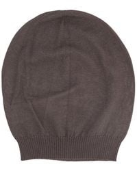 Rick Owens - Dark Solid Beanie Cap - Lyst