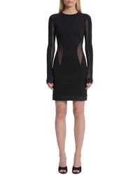 The Attico - Crew Neck Mini Dress - Lyst
