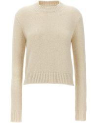 Jil Sander - Ivory Alpaca Blend Sweater - Lyst