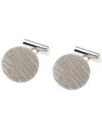Corneliani - Silk Embroidered Cufflinks - Lyst