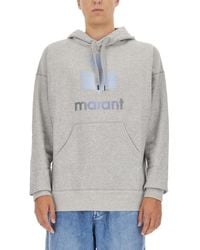 Isabel Marant - Logo Relaxed Hoodie - Lyst
