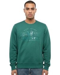DIESEL - Crew Neck Sweatshirt - Lyst