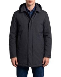 Herno - Waterproof Flannel Hooded Jacket - Lyst