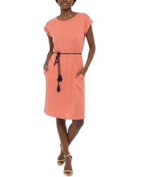 Woolrich - Round Neck Knee Length Dress - Lyst