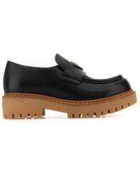 Prada - Leather Loafers - Lyst