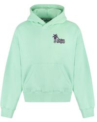 Palm Angels - Palm Angels Logo-Embroidered Hoodie - Lyst