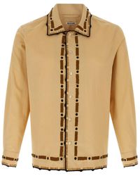 Bode - Beaded Ryegrass Shirt - Lyst