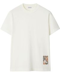 Burberry - Cotton T-Shirt - Lyst