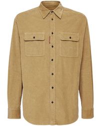 DSquared² - Classic Button-Up Corduroy Shirt - Lyst