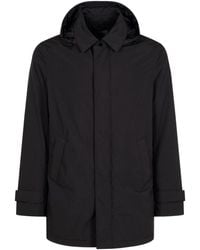 Herno - Midi Hooded Jacket - Lyst