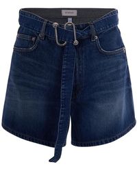 Sportmax - Denim Shorts - Lyst