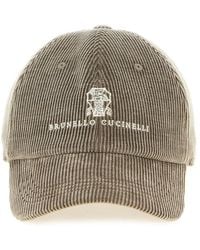 Brunello Cucinelli - None Logo Baseball Hat - Lyst