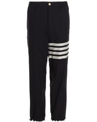 Thom Browne - Wool Stripes Joggers - Lyst
