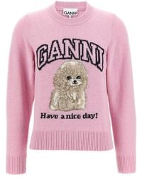 Ganni - Poodle Jumper - Lyst