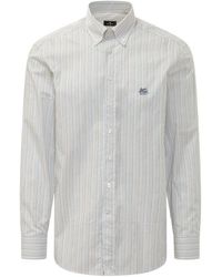 Etro - Regular Stripes Shirt - Lyst