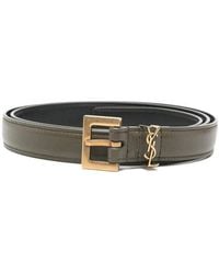 Saint Laurent - Logo Buckle Belt - Lyst