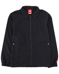 The North Face - Solid Shirt Collar Jacket - Lyst