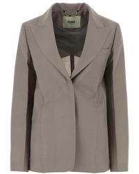 Fendi - Wool Blazer - Lyst
