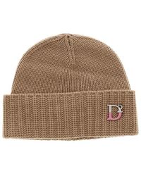 DSquared² - Logo Beanie Cap - Lyst