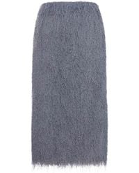 Dries Van Noten - Sokna Lightweight Fringed Midi Skirt - Lyst