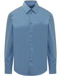 Burberry - Regular Solid Shirt - Lyst