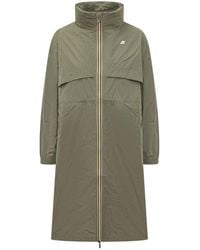 K-Way - Logo Mock Collar Jacket - Lyst