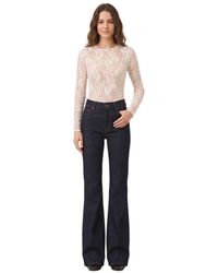 Zimmermann - Lace Crew Neck Top - Lyst
