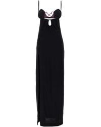 Nensi Dojaka - 'Heart Bra' Long Dress - Lyst