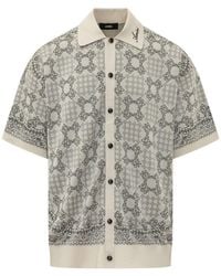 Amiri - Mesh Knit Shirt - Lyst