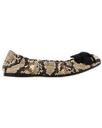 Prada - Multi Color Slip On Ballet Flats - Lyst