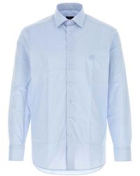Etro - Stretch Poplin Shirt For - Lyst