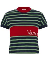 Versace - Cotton T-Shirt - Lyst