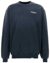Represent - Blue Cotton Owners Club Sweatshirt - Lyst