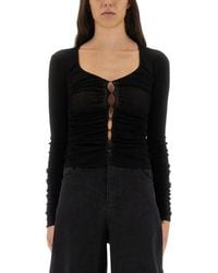 Self-Portrait - Viscose Knit Top - Lyst