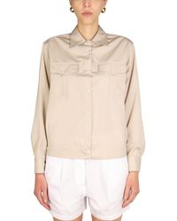 Aspesi - Regular Solid Shirt - Lyst