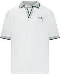 Gcds - Logo Shirt Collar Polo - Lyst