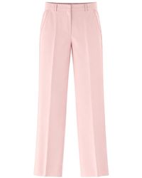 Max Mara - Straight Flat Front Pants - Lyst