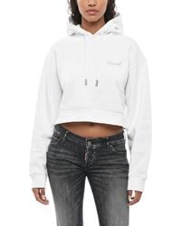 DSquared² - Logo Hood Sweatshirt - Lyst